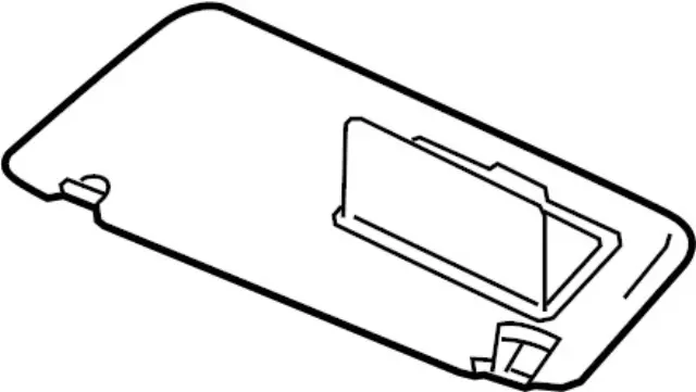 Sun Visor Assembly - Right-Hand - Infiniti (964006JE3D)
