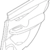 Door Interior Trim Panel - Infiniti (829A0-5ND0B)