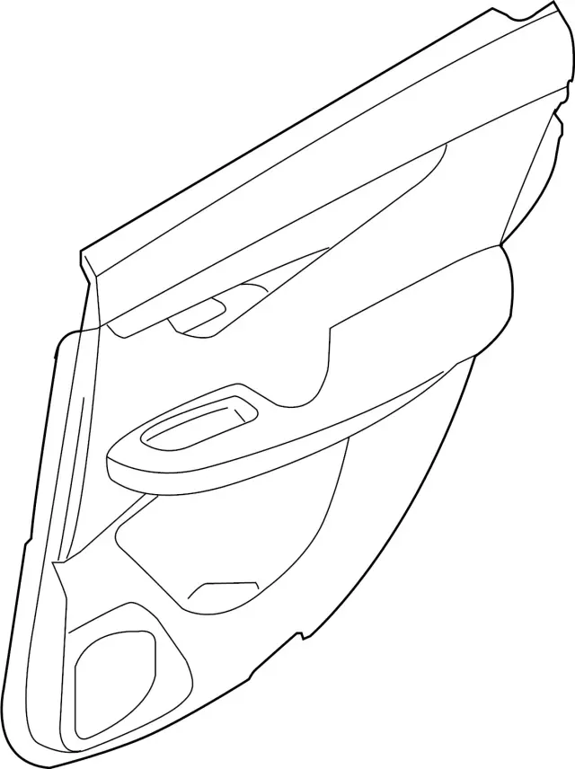 Door Interior Trim Panel - Infiniti (829A0-5ND0B) 1 Door Interior Trim Panel - Infiniti (829A0-5ND0B)