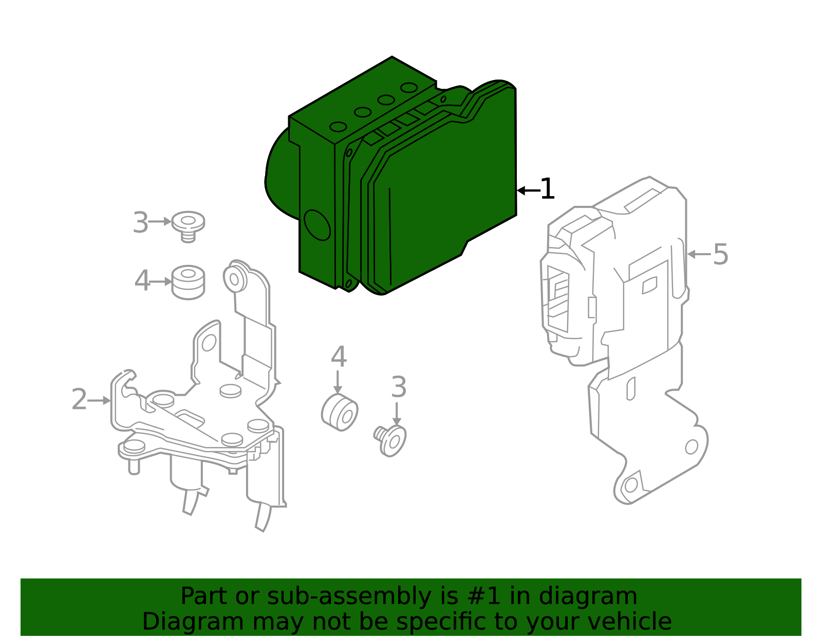 ABS Hydraulic Assembly - Infiniti (47660-5CM3A) 3 ABS Hydraulic Assembly - Infiniti (47660-5CM3A)