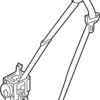 Seat Belt Lap And Shoulder Belt - Infiniti (86885-CL70C)