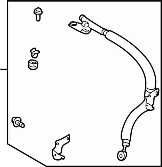 Pressure Hose - Infiniti (497205Y700) 2 Pressure Hose - Infiniti (497205Y700)