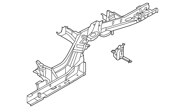 Frame Side Member Assembly - Infiniti (G55106SABA) 1 Frame Side Member Assembly - Infiniti (G55106SABA)