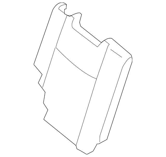 Seat Back Cover - Infiniti (89620-9NR0A) 2 Seat Back Cover - Infiniti (89620-9NR0A)