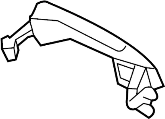 Exterior Door Handle - Infiniti (80641-5DB7A) 1 Exterior Door Handle - Infiniti (80641-5DB7A)