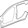 Front Side Body Panel, Outer Left - Infiniti (G6033-5DAMA)