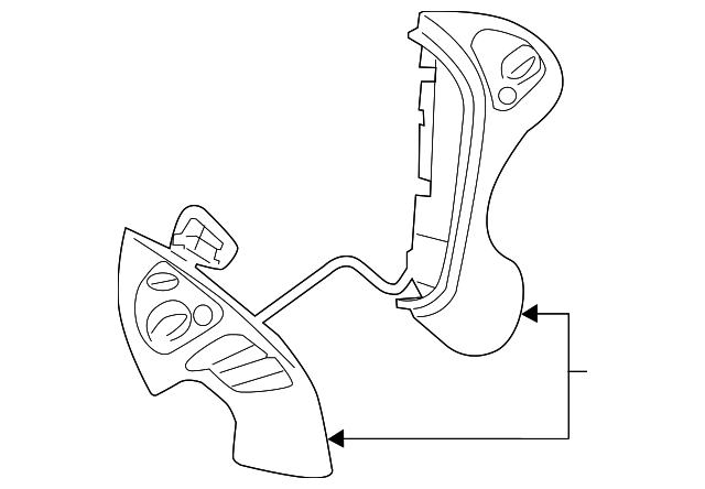 Switch Assembly - Infiniti (25550-3JA2A)