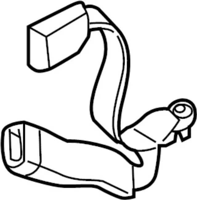 Seat Belt Receptacle - Infiniti (88843-1BA0A) 7 Seat Belt Receptacle - Infiniti (88843-1BA0A)