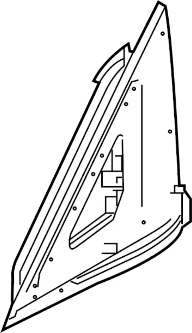 Left Door Mirror Packing - Infiniti (96359-4AM0A) 2 Left Door Mirror Packing - Infiniti (96359-4AM0A)