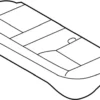 Rear Seat Cushion Trim - Infiniti (88320-HW00A) 8 Rear Seat Cushion Trim - Infiniti (88320-HW00A)